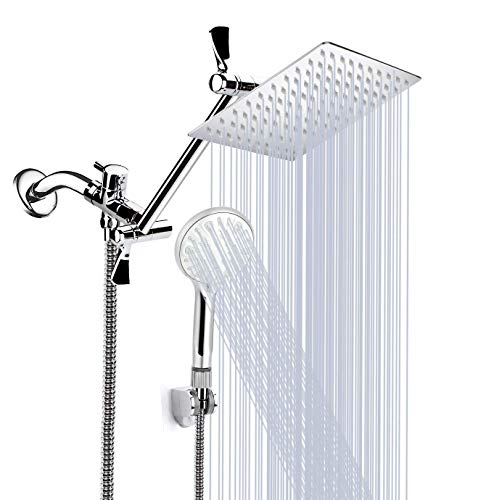 Shower Head with Shiny Arm