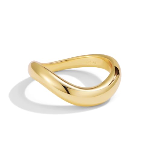 Wide Gold Textured Band