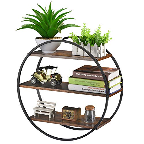 Circular Floating Shelves
