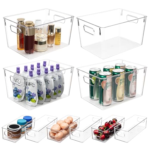 See-Through Plastic Pantry Organizer Set