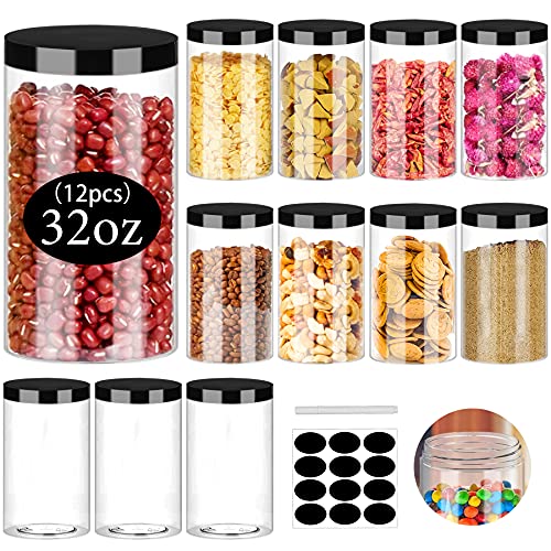 See-Through Plastic Stash Jars