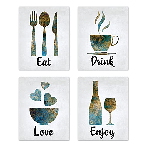 Coffee-Themed Art Prints Set