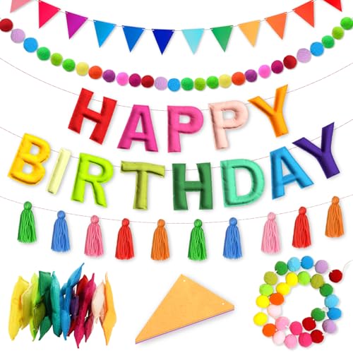 Vibrant Birthday Streamer