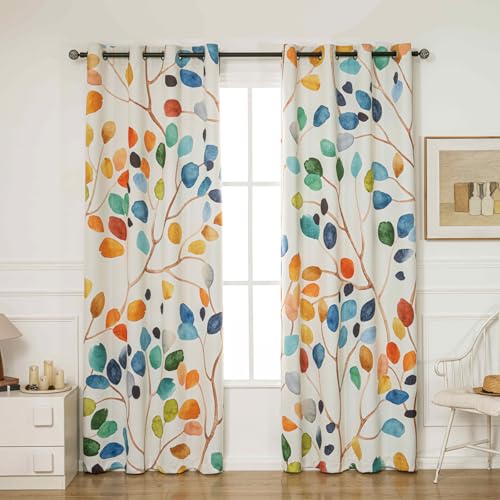 Colorful Boho Curtain Set