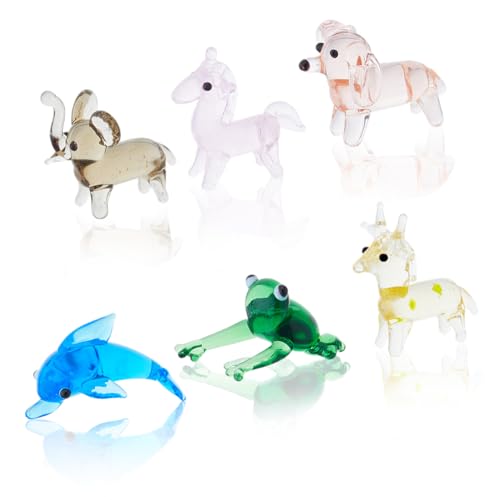 Colorful Ceramic Animal Figurines
