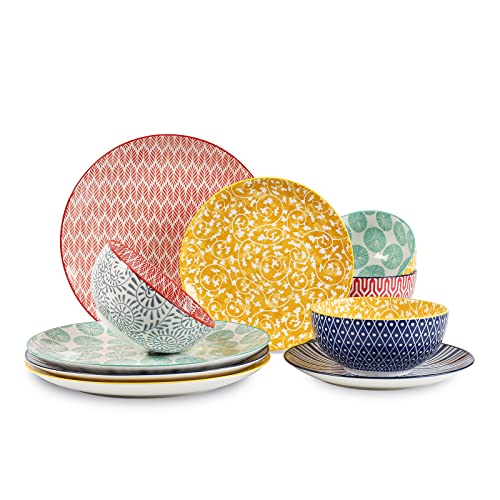 Colorful Ceramic Dishware Set