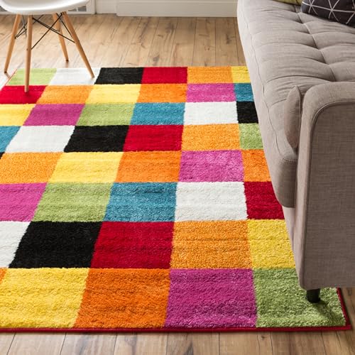 Colorful Geometric Nursery Rug