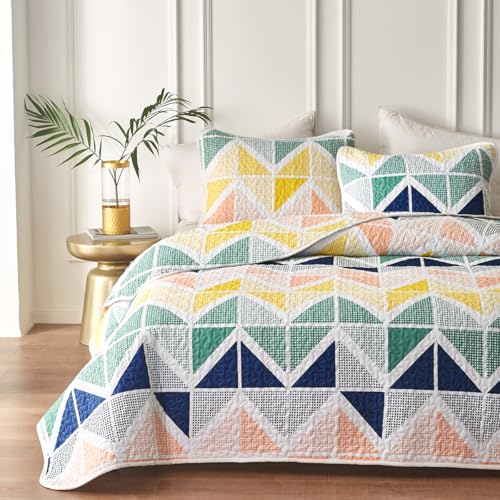 Colorful Geometric Quilt
