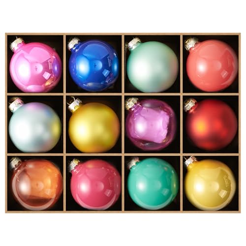 Selection of Radiant See-Through Christmas Spheres