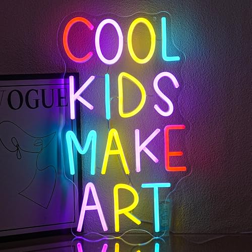 Colorful LED Neon Wall Art