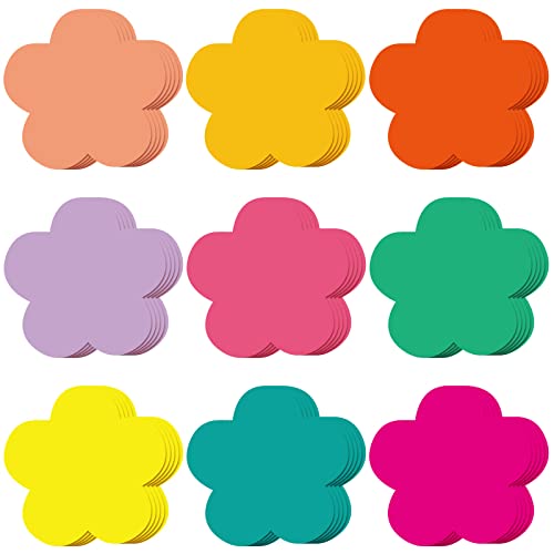 Hued Material Floral Cutouts