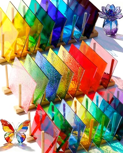 Colorful Stained Glass Sheets