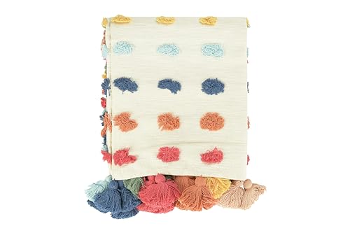 Colourful Knitted Throw
