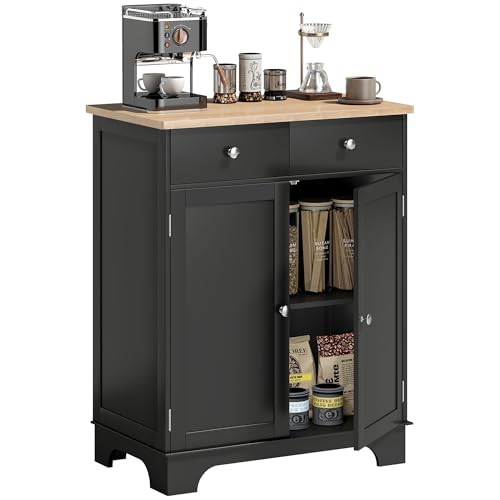 Compact Bar Cabinet with Storage