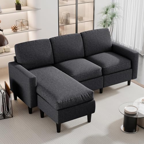 Compact L-Shaped Sofa