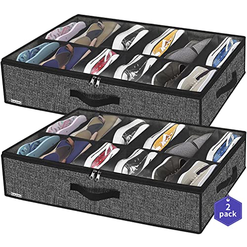 Compact Under-Seat Shoe Organizer