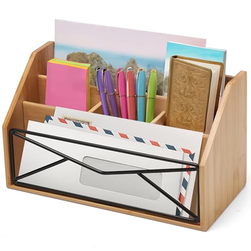 Small Wooden Desk Organizer