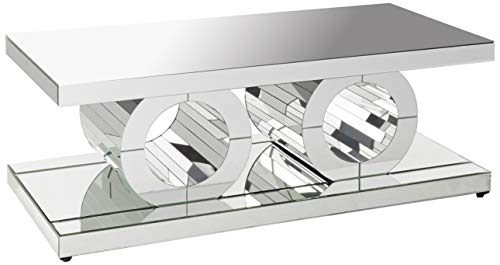 Contemporary Mirrored Coffee Table