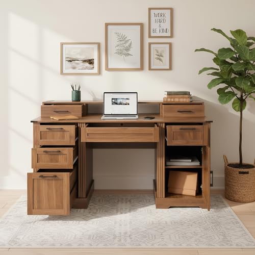 Convertible Desk and Filing Cabinet Combo