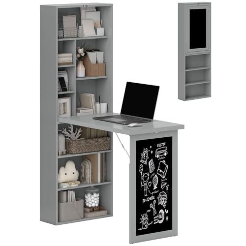 Convertible Desk with Storage Compartments