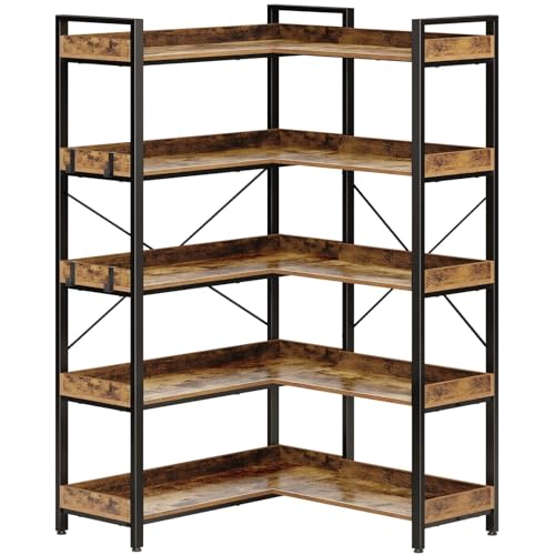 Corner Bookshelf Unit
