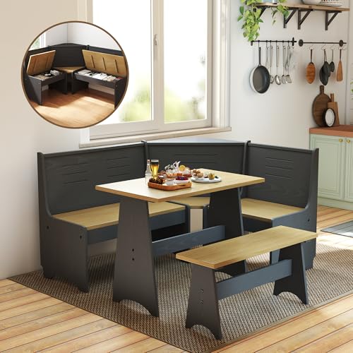 Corner Breakfast Nook Set