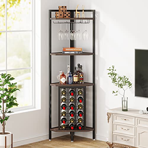 Corner Vertical Wine Shelf