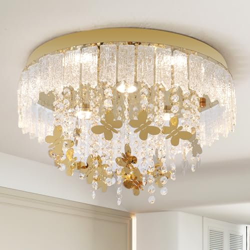 Crystal Butterfly Ceiling Illumination
