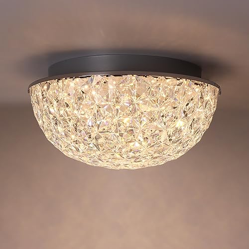 Crystal-Embellished Ceiling Light
