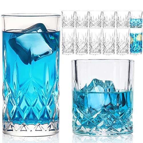 Crystal Cut Glassware Set