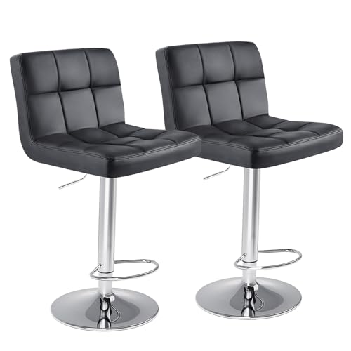 Cushioned Bar Stools with Backrests