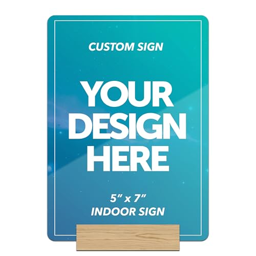 Tailored Acrylic Table Markers