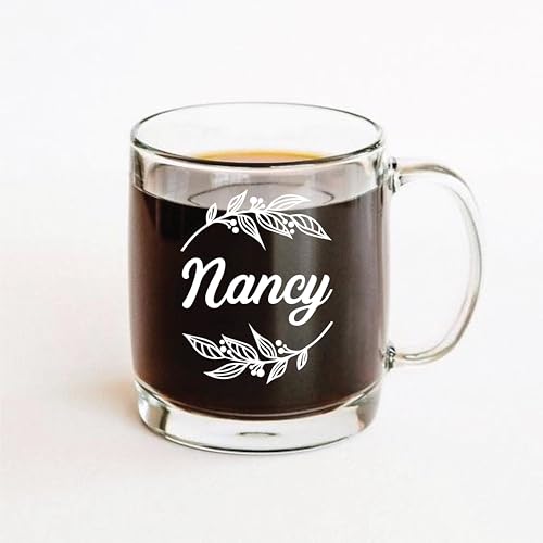 Personalized Glass Drink Stein