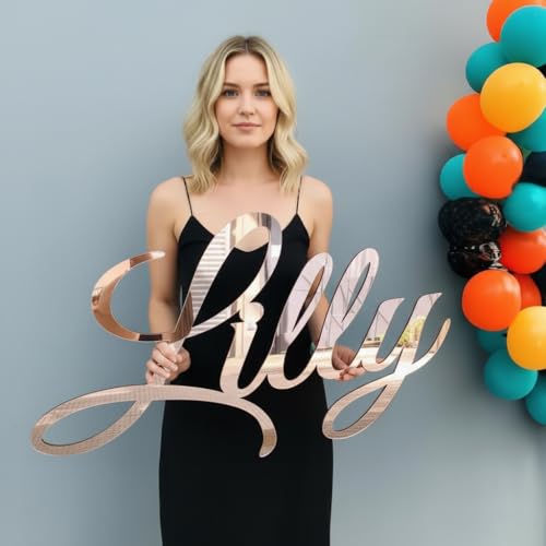 Customized Name Wall Mirror