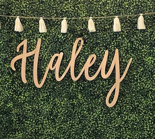 Bespoke Timber Name Art