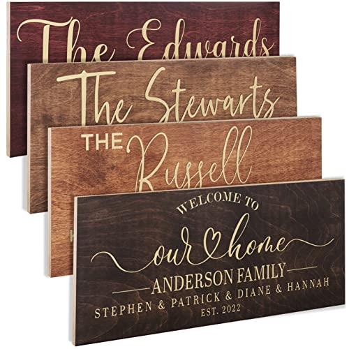 Customizable Family Name Plaque