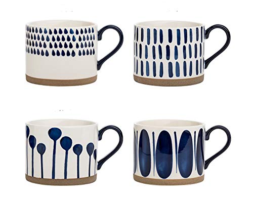 Ornamental Pottery Mugs