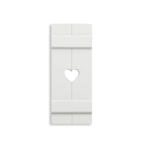 Decorative Heart Cutout Shutters