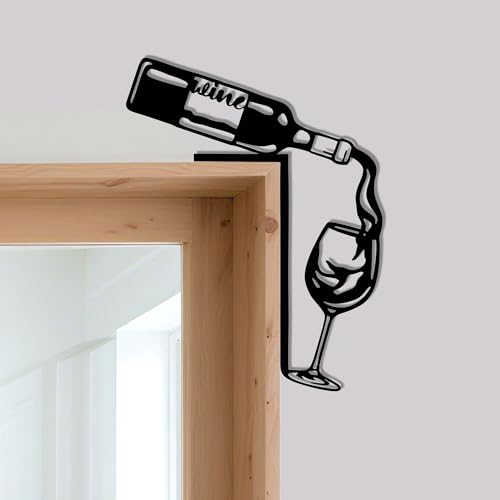 Decorative Metallic Wine Frame