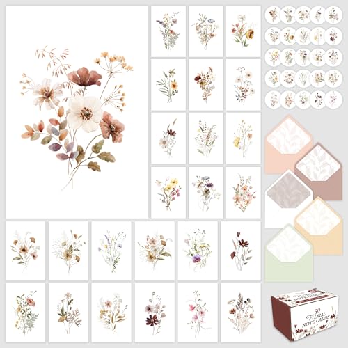 Decorative Note Cards Set