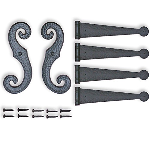 Decorative Shutter Hardware Set