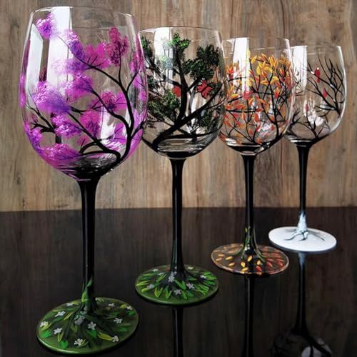 Decorative Wine Glasses