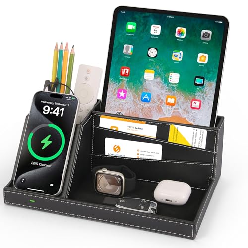 Multifunctional Desk Organizer with Charging Ports