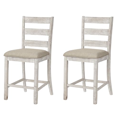 Distressed Wood Bar Stools