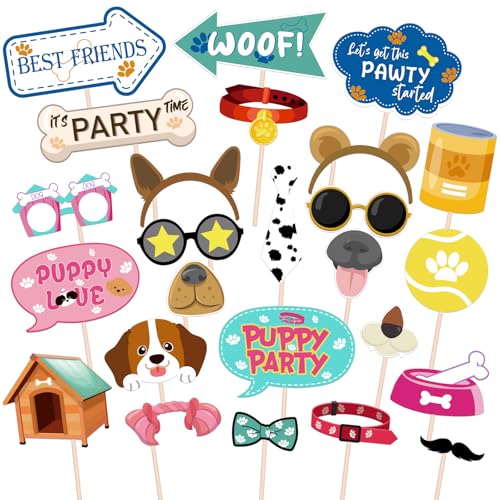 Dog Pawty Photo Booth Props