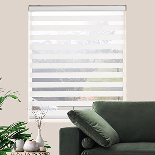 Dual Layer Sheer and Opaque Blinds