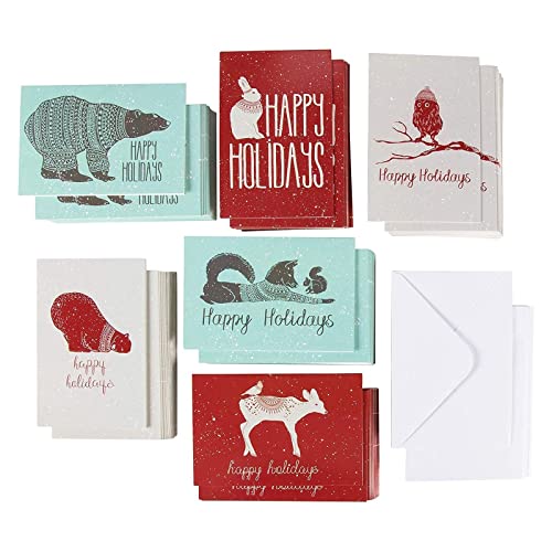 Eco-Conscious Blank Holiday Greetings
