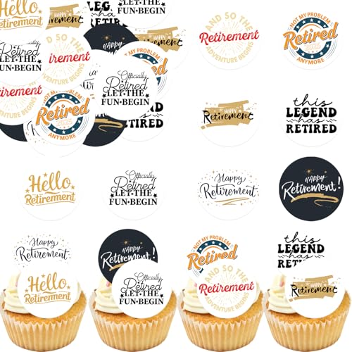 Edible Cake Decorations for Retirement