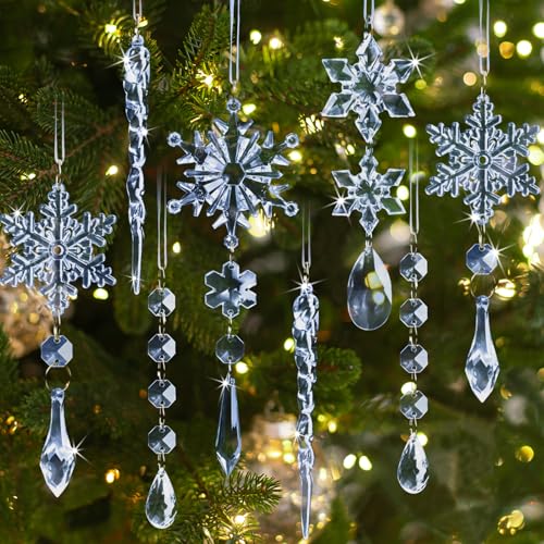 Electric Blue Christmas Ornaments