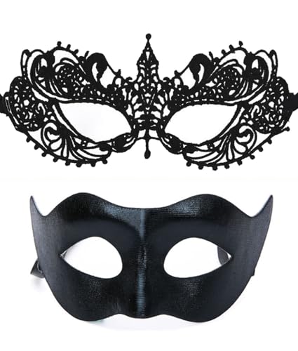 Elegant Masquerade Mask Set